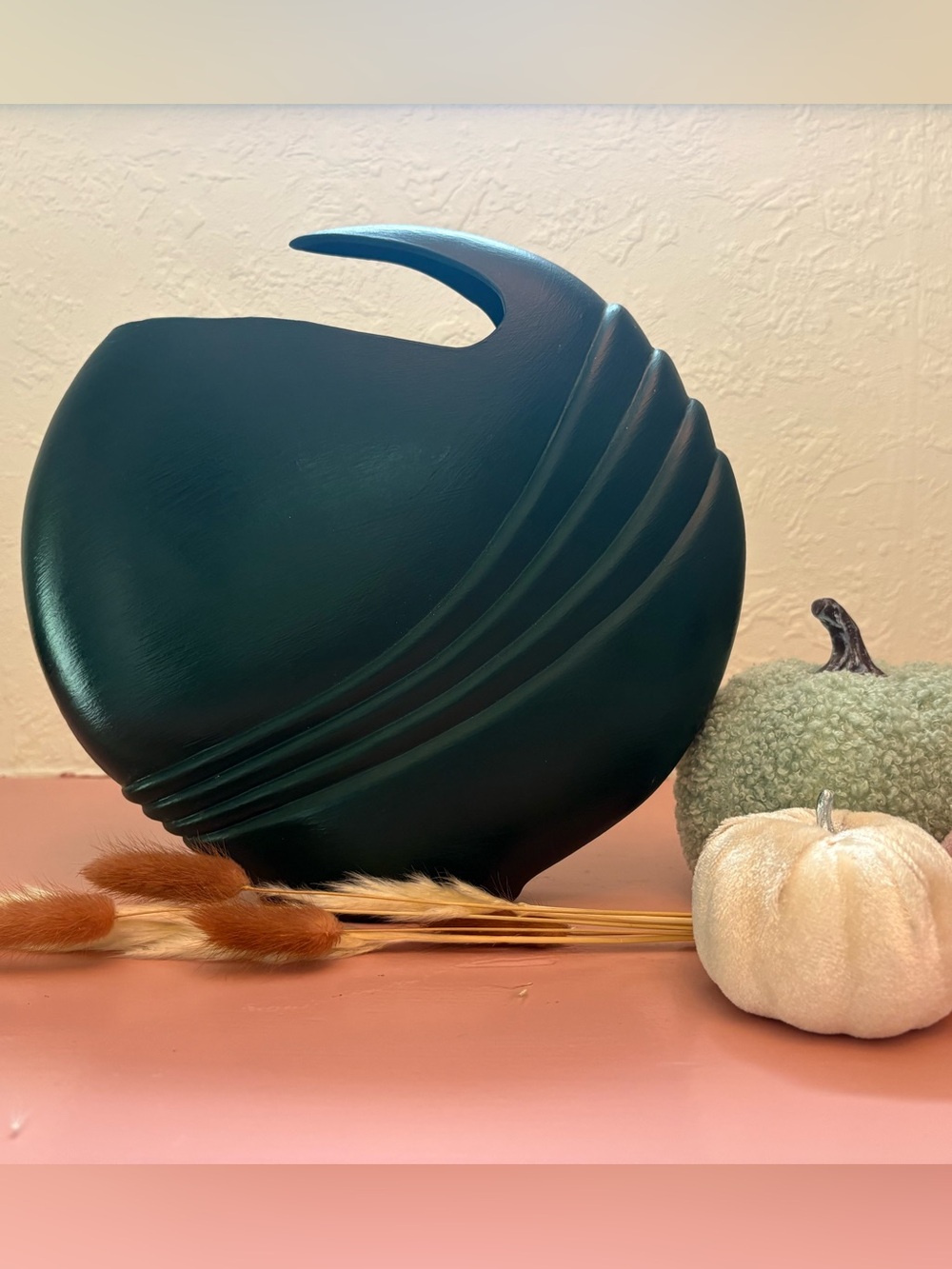 Vintage 1980s ceramic vase